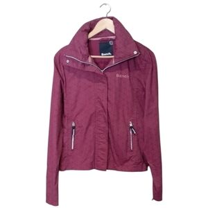 Vintage Y2K Bench Women's Light Jacket Pattern Pink on Pink Size XL